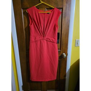 Badgley Mischka‎ Tangerine Modele Sleeveless Dress NWT
